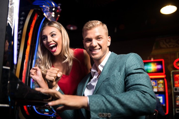 kawan55 slot live dealer studio with multiple camera angles and dealers at blackjack table